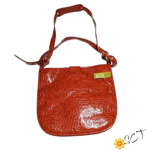🌹 GIANNI BINI Red Shoulder Bag - Picture 2 of 10